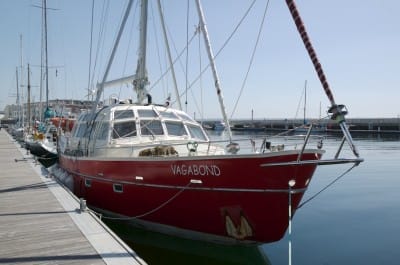 French Arctic expedition yacht "Vagabond"