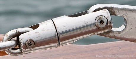 Stainless Steel 316 10mm (3/8) Anchor Swivel Eye and Eye Marine Grade