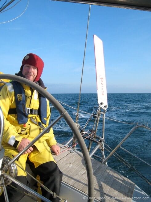 On our old boat we had a Monitor vane, which we liked a lot, but it wasn’t great in light airs at first. Fitting one of their over sized light airs vanes cured this weakness, and also increased the gear's response in medium airs, such that we never used the original blade again. Peter warns against emulating this unless the finished item is of exactly the same weight as the original blade to ensure the overall balance is unaffected.