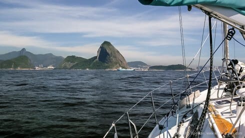 Entering Rio – what a backdrop