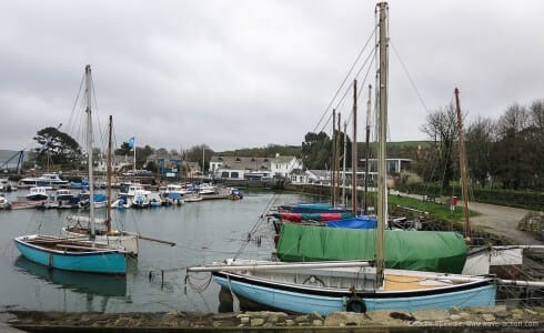  The Falmouth oyster fleet laid up in the off season.