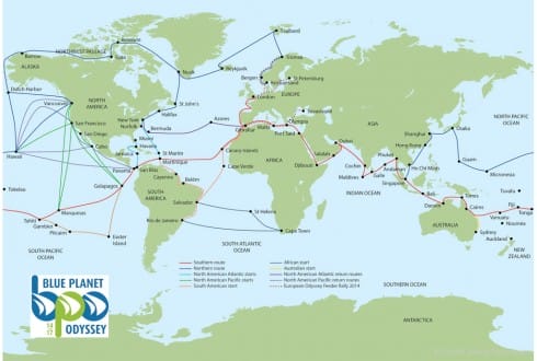 Blue Planet Odyssey routes