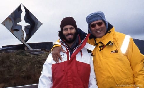 Ivan and Jimmy Cornell at Cape Horn – part of the Cornell family team