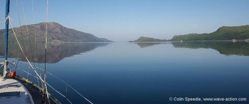 The morning view from Inverie, Loch Nevis