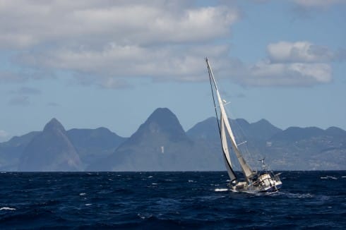 Testing conditions between St Vincent and St Lucia