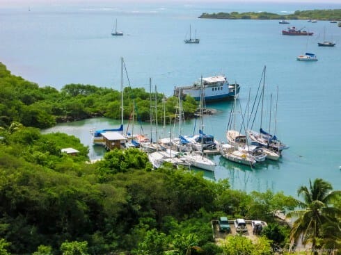 A marina on a human scale, Whisper Cove, Grenada