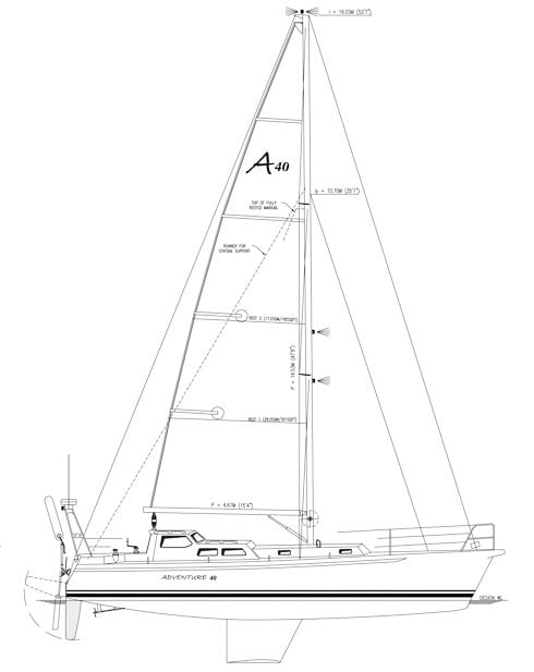 G:�44 - Adventure 40�44-001-Rev0 General arrangement Layout (1