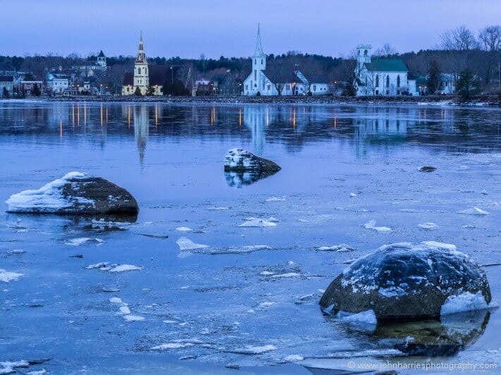 The three churches, Mahone Bay