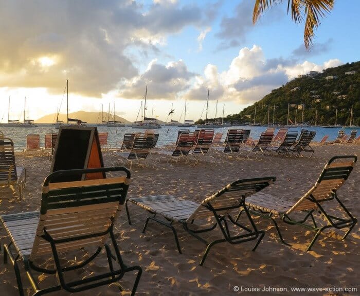 After the cruise ship crowd have gone.