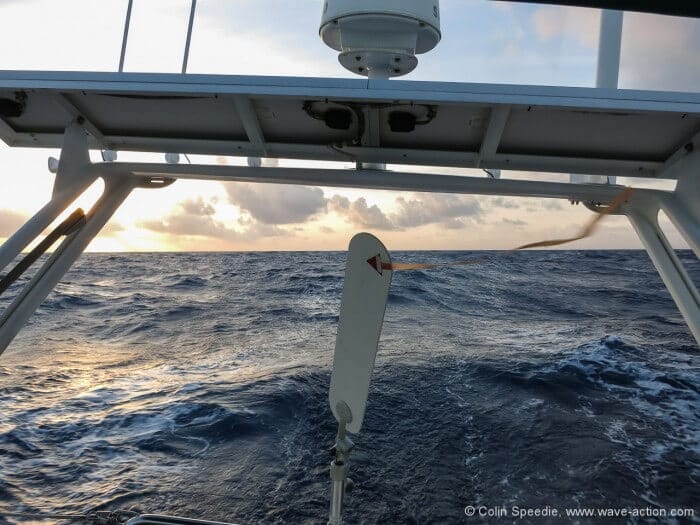 Strong winds over the stern are easier to cope with