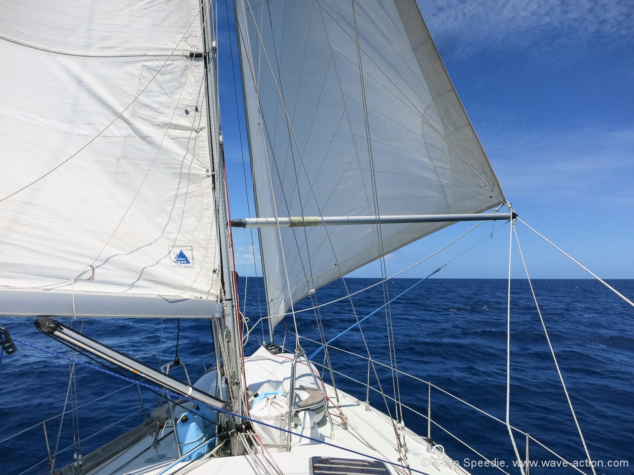 Downwind Sailing—Poling Out The Jib