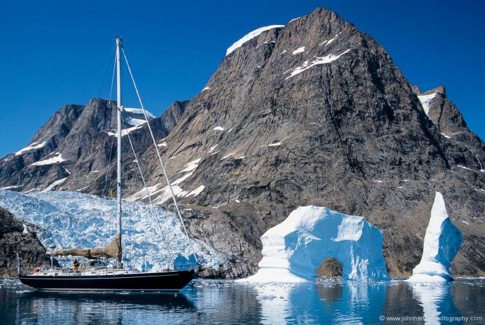 East coast of Greenland 2003, one of four voyages to that island. 
