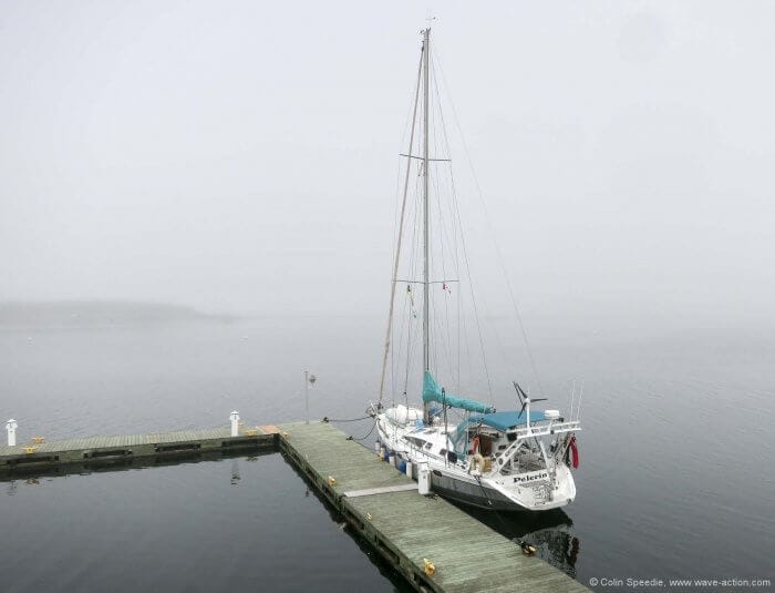 "Pèlerin" alongside in Yarmouth, Nova Scotia 