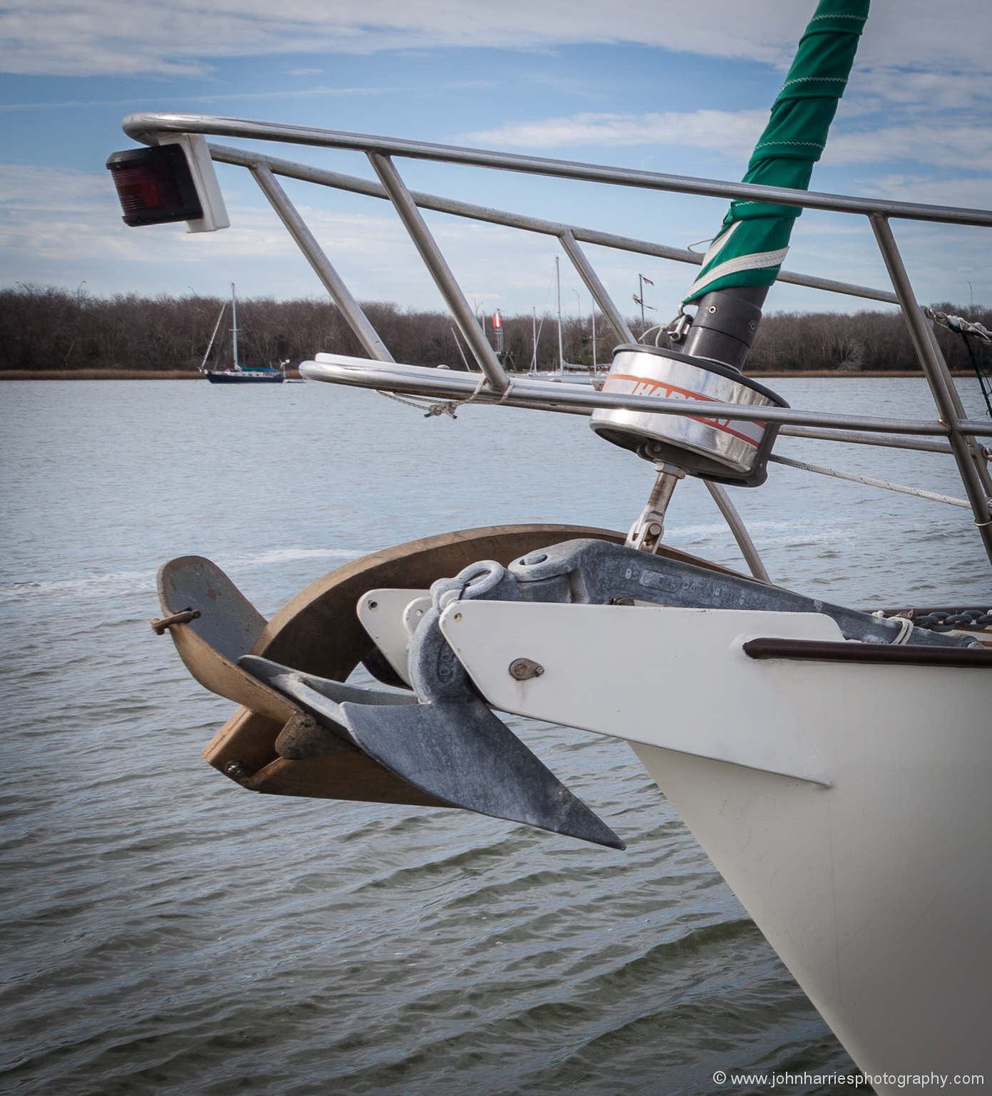 sailboat anchor roller