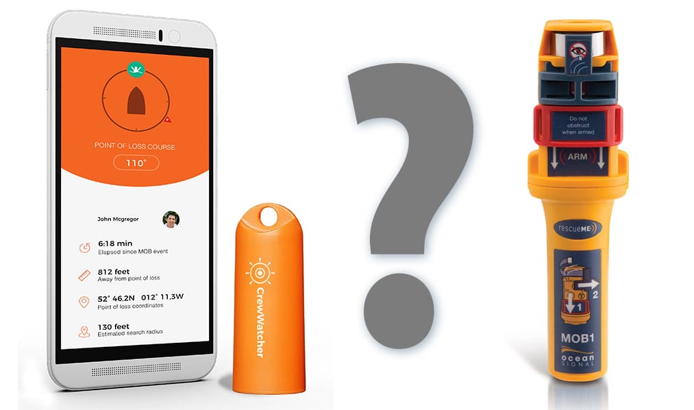Smartphone (CrewWatcher) or AIS-Based Crew Overboard Beacons?