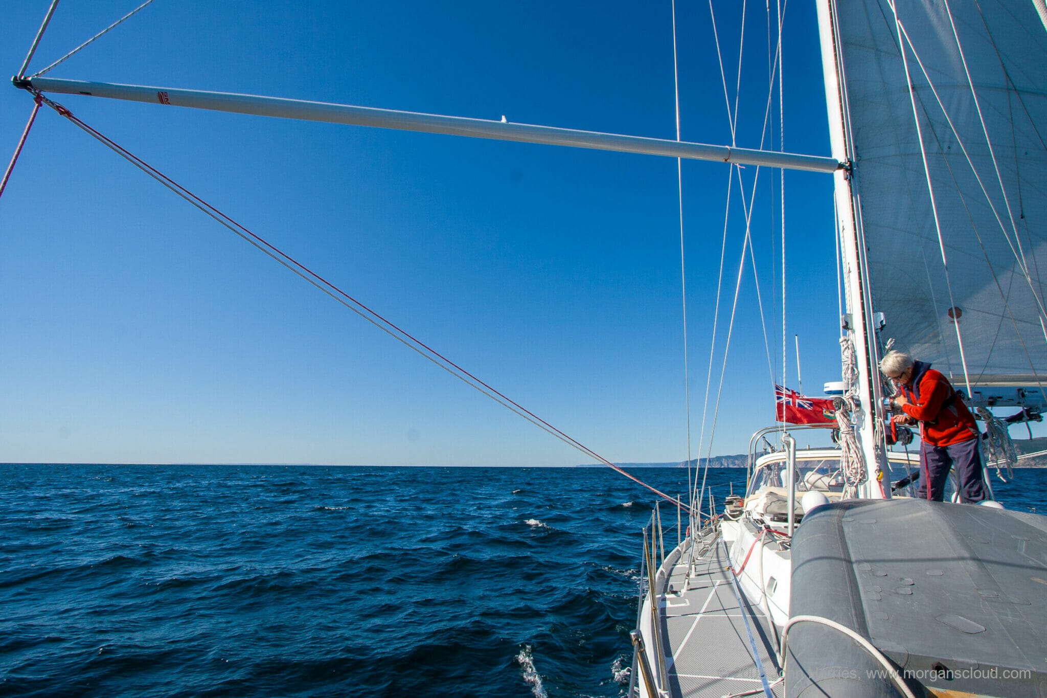 Downwind Sailing—Poling Out The Jib