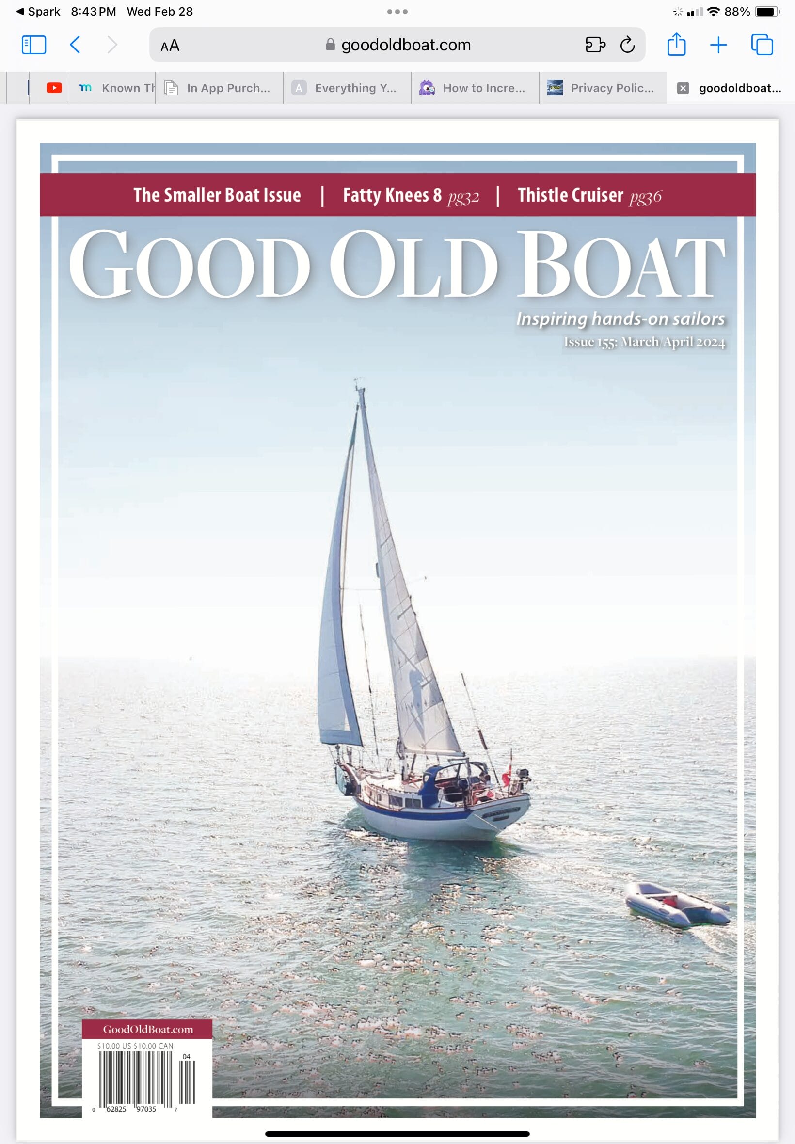 RIP Good Old Boat Magazine